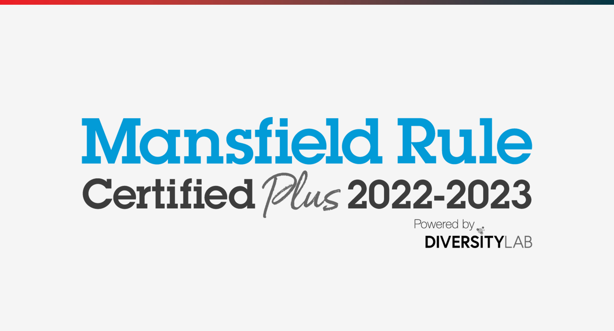 Mansfield Rule Certified Plus 2022-2023