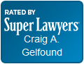 Super Lawyers Badge Craig Gelfound