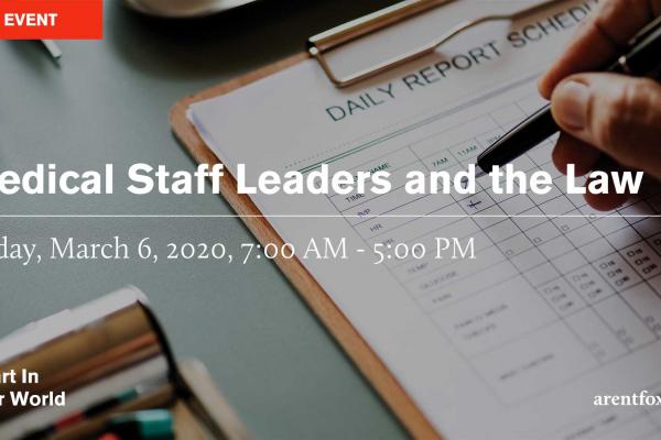 Medical Staff Leaders Conference 2020 SF