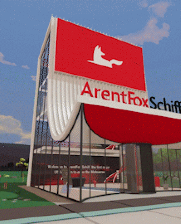 ArentFox Schiff Office in Decentraland